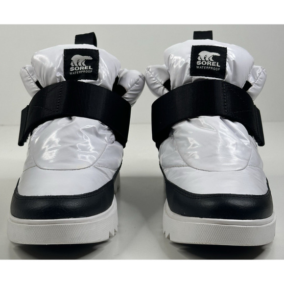 Sorel Joan of Arctic Next Lite Strap Puffy Boots Womens 7M White Waterproof - Picture 3 of 11